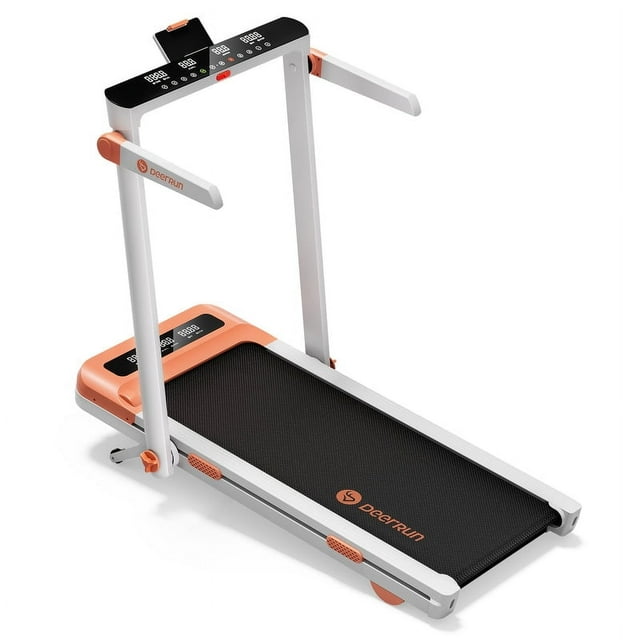 12% Auto Incline Smart 2 in 1 Foldable Treadmill with Remote Control - Black