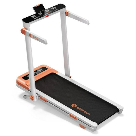 12% Auto Incline Smart 2 in 1 Foldable Treadmill with Remote Control - Black